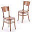 Ensemble de table et chaises de salle à manger en bois massif (2 pièces)-64839140