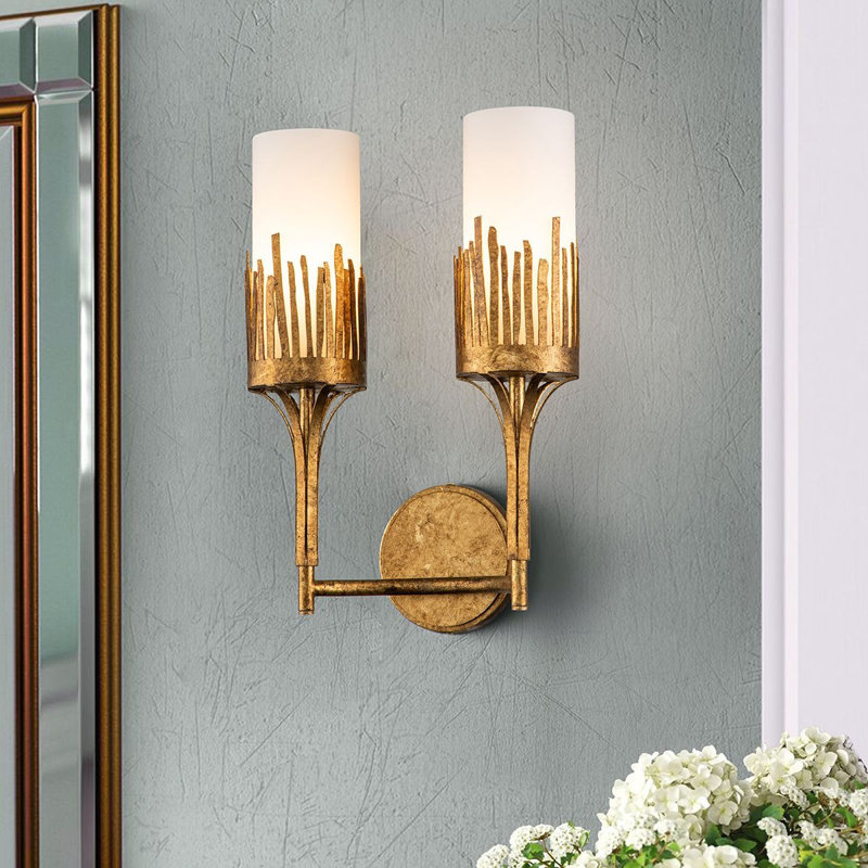 Sawgrass 2 Light Sconce, Gold