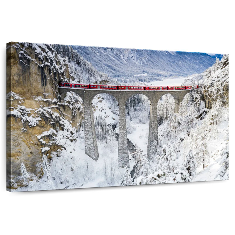 Viaduc Kavia Snowy Landwasser, H 24 po x l 36 po