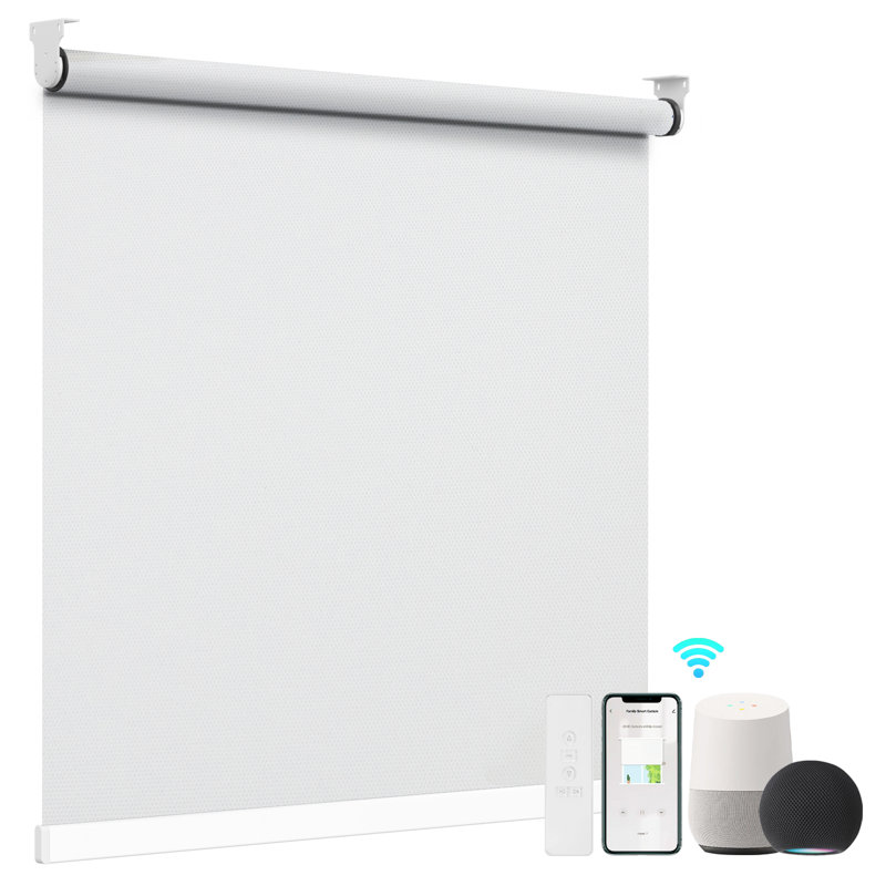 Rideau roulant blanc Smart Smart, L 23 po x L 64 po