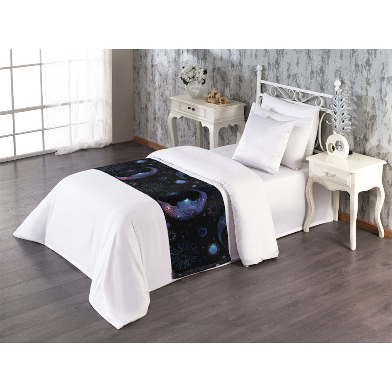 Foulard de lit Ambesonne Moon, Lit simple