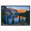 «Beautiful Moraine Lake Canada - Floater Frame», reproduction de photo sur toile-26694480