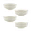 Villeroy & Boch Manoir Collection Dessert Bowl, Creamy White, Set of 4, Premium Porcelain, Made in Germany