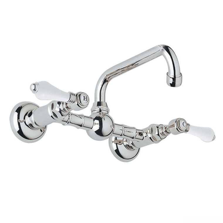 Acqui® Wall Mount Bathroom Faucet, Polished Chrome