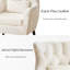 Thick Cushion Tufted Button Velvet Accent Chair-698262688