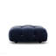 Repose-pieds Bubble, velours bleu nuit
