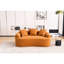 Double compression en tissu orange, doux et confortable pour une sensation douillette et confortable