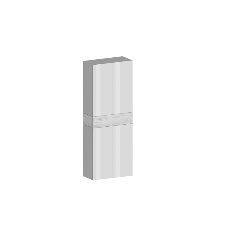 40 Pair Shoe Storage Cabinet, White/White Wood