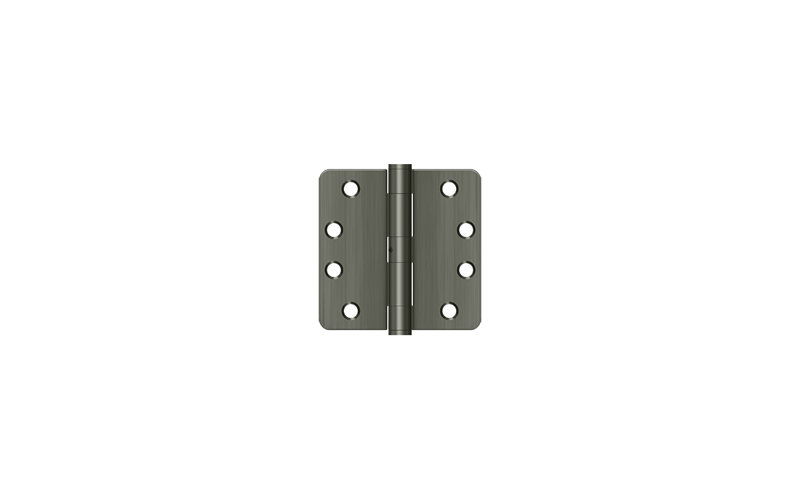 Steel Butt Bearing Hinge, Antique Nickel