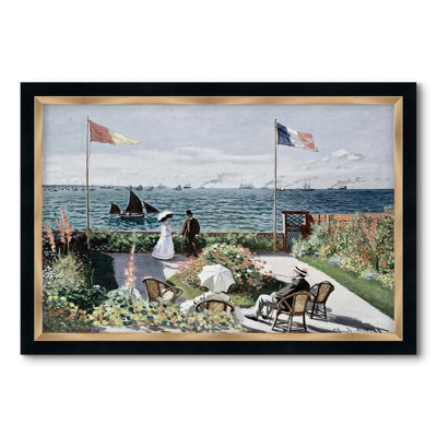 Jardin à Sainte-Adresse, 1867 - Claude Monet - Toile encadrée sur mesure