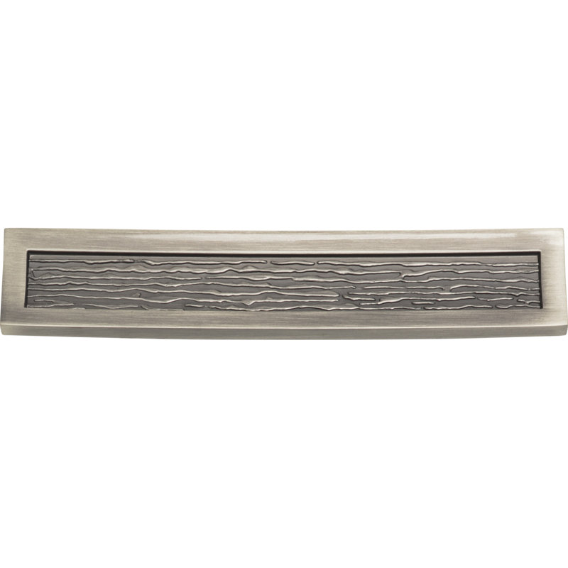 Brushed Nickel Modern Bar Handle with Mounting Hardware