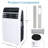 Shinco 10,000 Btu Portable Air Conditioner, Portable Ac Unit With Built-in Cool, Dehumidifier & Fan Modes For Room Up To 300 Sq.ft, Rc, Wi-fi Enabled, 24 Hour Timer, Window Kit