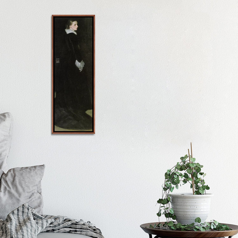 Print, 91.44 cm H x 30.48cm W x 4.445cm D, Classic Wood