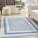Tapis bleu / blanc Comobabi