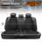 Voris Series Seat Covers Full Set With Headrest, Airbag Compatible, Reserved Opening Holes, Universal For Cars-120899462