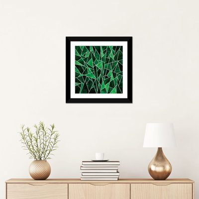 "Émeraude brisée" par Elisabeth Frediriksson - impression sur toile tendue