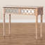 107.01cm Solid Wood Top Console Table