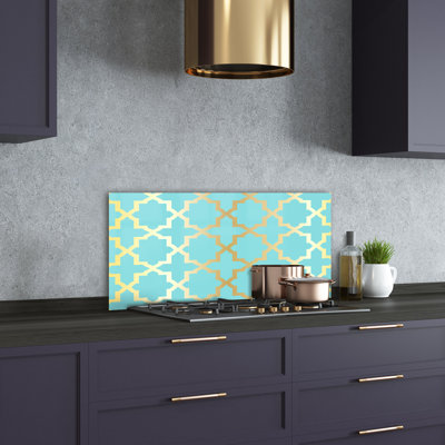 Alihan 50cm W x 100cm L Glass Peel and Stick Panel