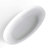 66.9" Freestanding Solid Surface Soaking Bathtub For Bathroom White