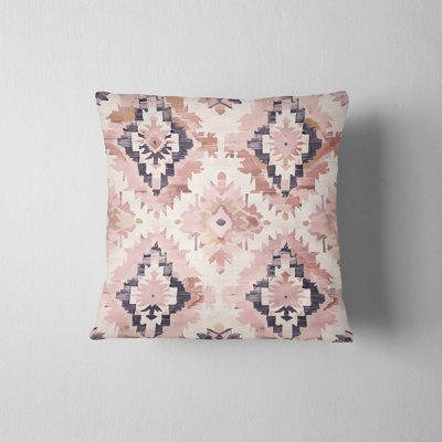 Eastern Elegance Geometric Reversible Pillow Cover