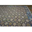Tapis géométrique antique en coton Dhurrie Kilim