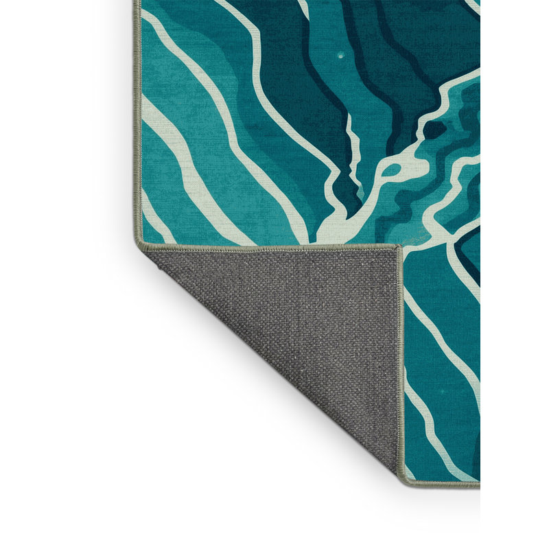 Tapis moelleux moelleux d'inspiration mondiale Temaraia, 2 x 5