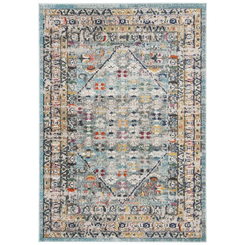 Mcbroom Oriental Area Rug, Rectangle 91 x 152cm