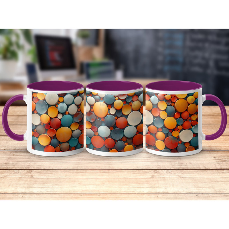 Ceramic Coffee Mug, Purple
