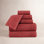 6-Piece Checkered Border Cotton Towel Set