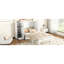 Lit pour petits espaces avec tablettes, tiroirs et rangement de tiroir blanc, tablettes-1796846947-1796846946
