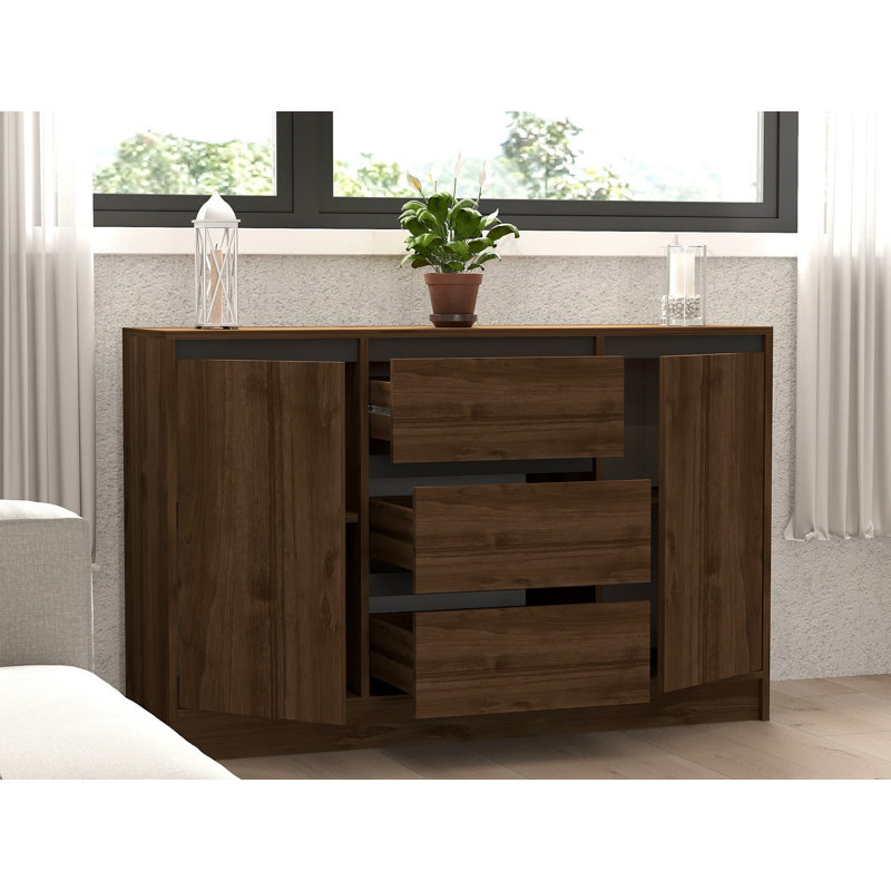 Ensemble de meubles de salon, Brun