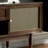 American style black walnut TV stand