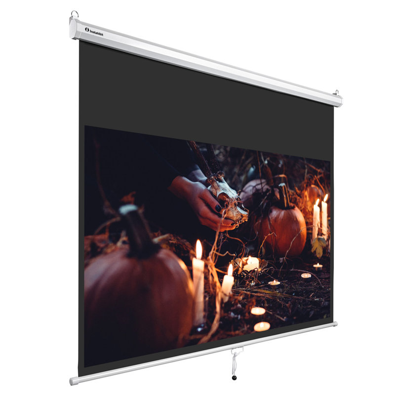 Écran de projecteur manuel Instahibit, H 63 po x l 35 po