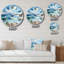 Horloge murale Relaxing Beach Breezes IV-93395172