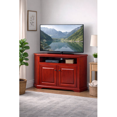 Inouye Unfinished Corner TV Stand for TVs up to 65"