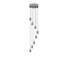 Brodbeck 8 - Light Chrome Cluster Pendant-1685043610