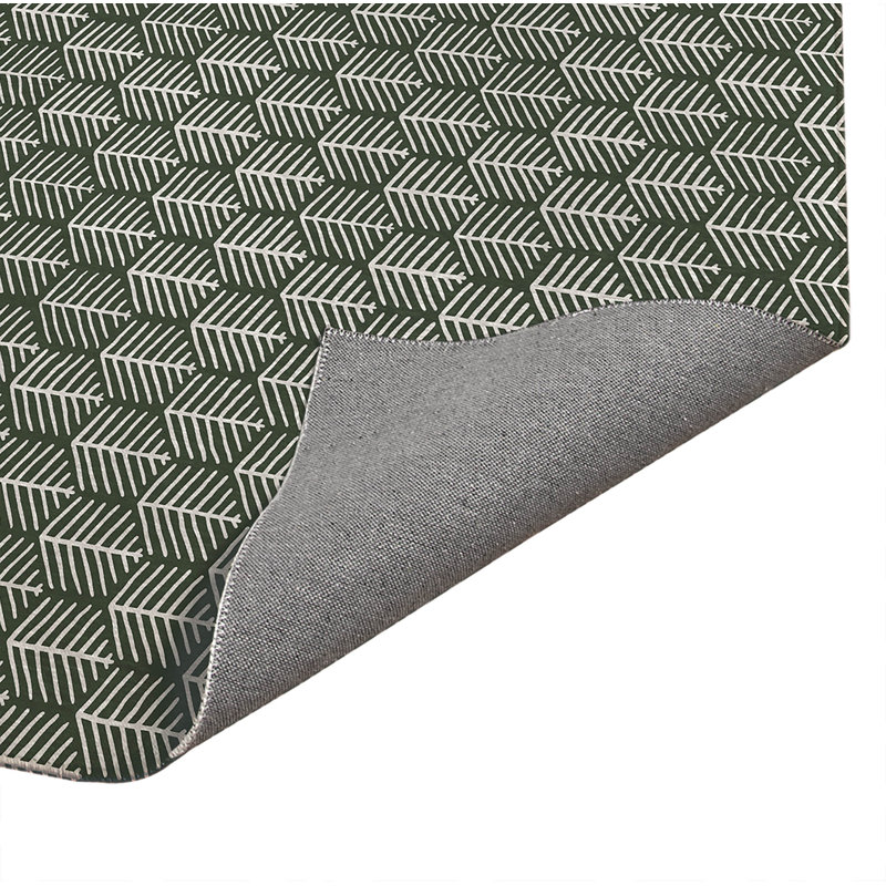 Tapis de cuisine antidérapant léger Stitch Patch, Chimichurri, Rectangulaire 2 pi x 3 pi