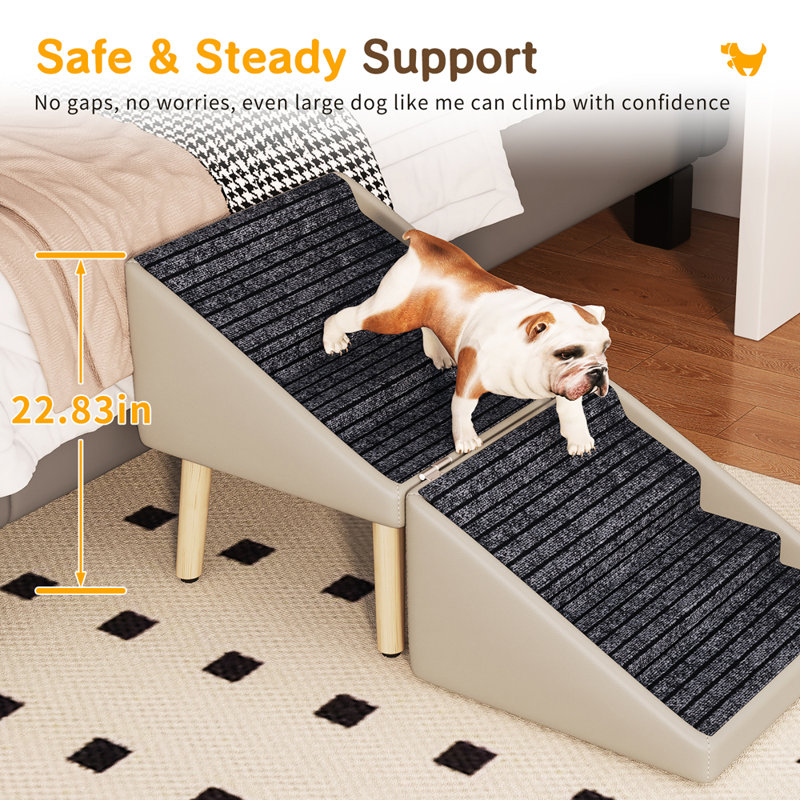 Rampe pliable pour chien 2 en 1 pour lit et canapé