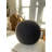 Premium Washable Cushion, Anthracite Color, 9.8 x 9.8 x 9.8 inches | 75% Recycled Polyester / 25% Polyester, Silicone Filling | Eco-Friendly and Comfortable, Ideal for Home Decor & Outdoor Use