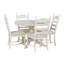 Ensemble de table de salle à manger extensible 5 pièces Trexm-129021013-129021017-129021018-129021019