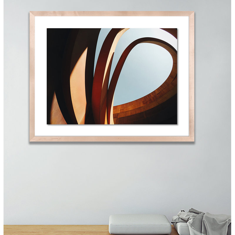 Twist II Print by Vitaliy Paykov, Natural, 32" H x 40" W x 2.5" D