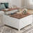 35'' W Coffee Tables with Hidden Storage, Lift Top Coffee Table with Charging Station For Living Room-810120903