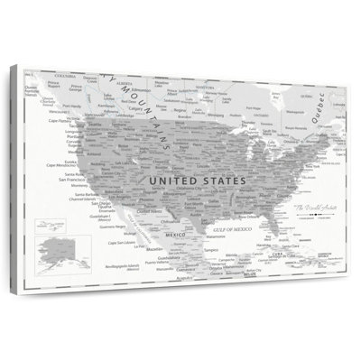 Gray Push Pin USA Amrico