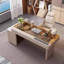 Modern Light Luxury L-Shaped Desk with Glass Top, Home Office Desk, Vanity Table-253465455