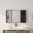 Bathroom Mirror with Storage Combination