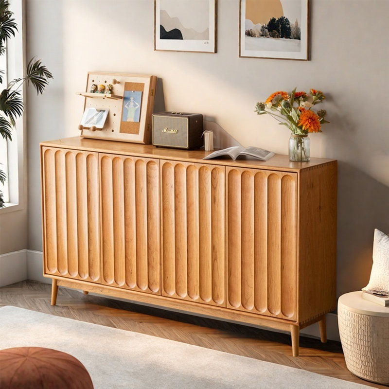 Armoire de rangement moderne et polyvalente en bois massif pour chaussures