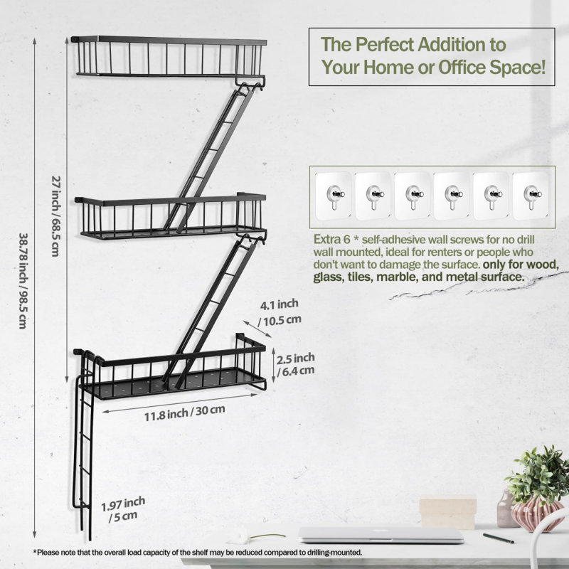 Tablette murale Fire Escape