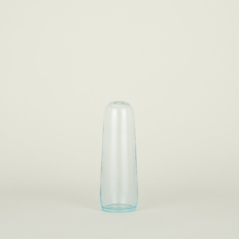 Vase de table Aurora, H 11,5 po x l 4 po x P 4 po, Ciel