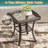 5-Person Wicker Patio Conversation Set with 3-seat Sofa and Swivel Rocking Chairs-1778570041