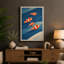 Swimming Clownfish Coastal - Print-136802778-136802783